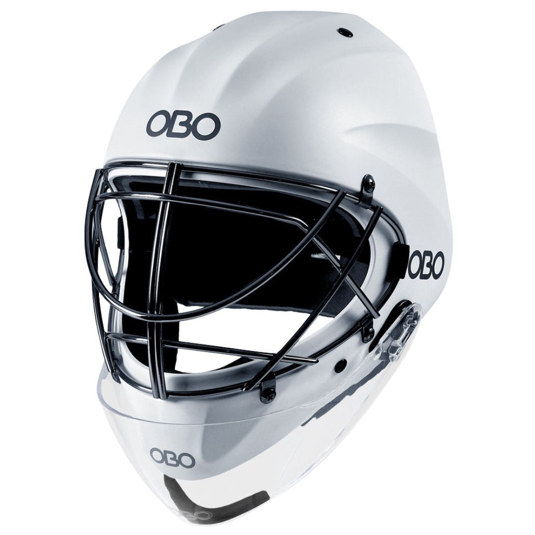 ABS Helmet White with Throat Guard