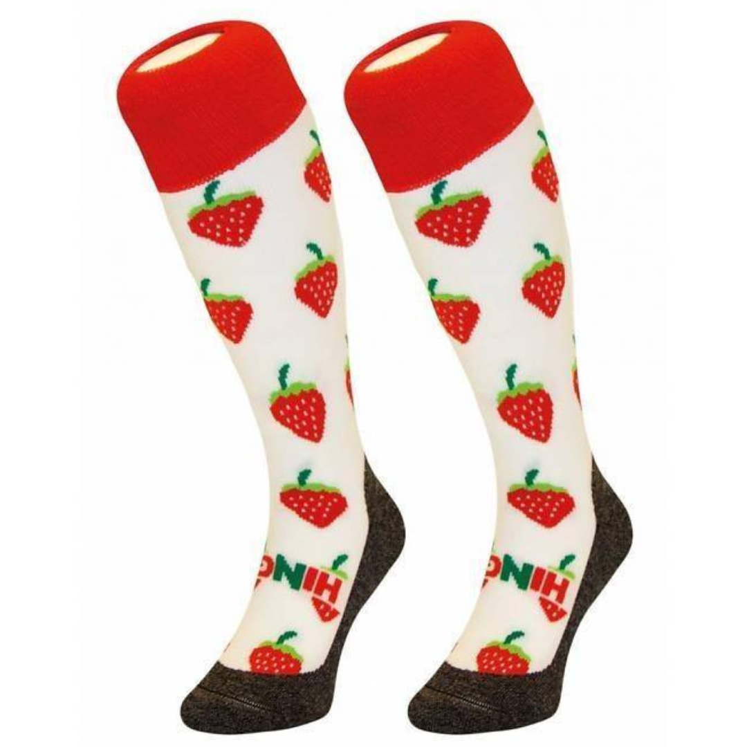 Strawberries Hockey Socks | Hingly Socks